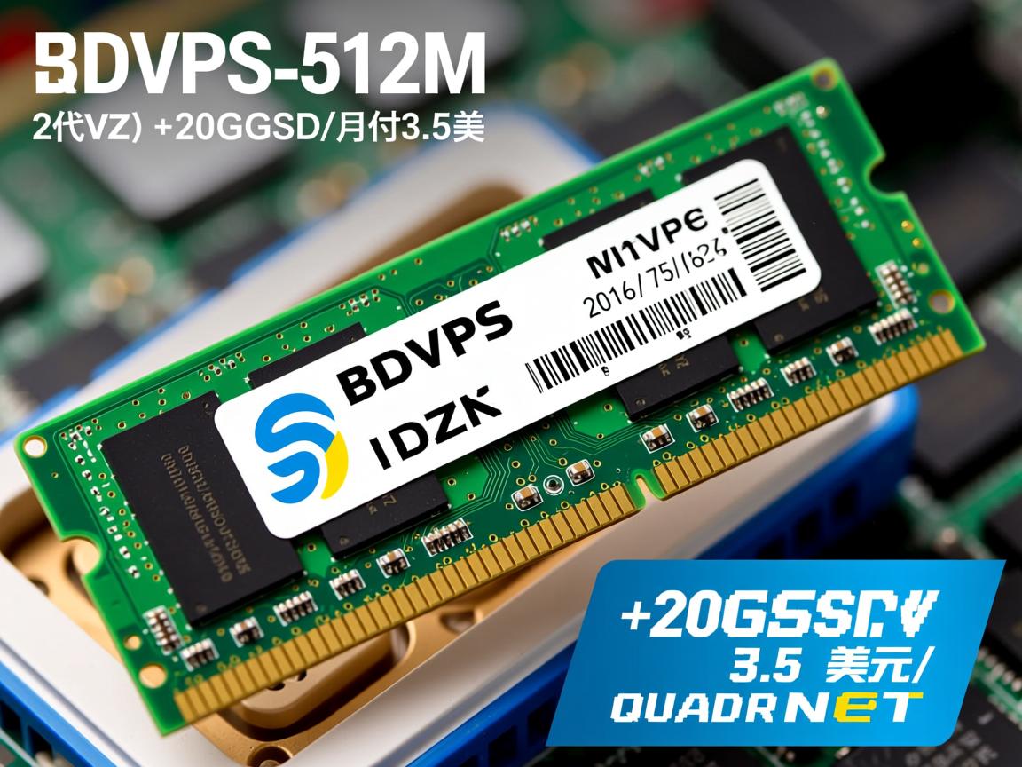 SSDVPS-512M内存（2代VZ）+20GSSD/月付3.5美元/QuadraNet