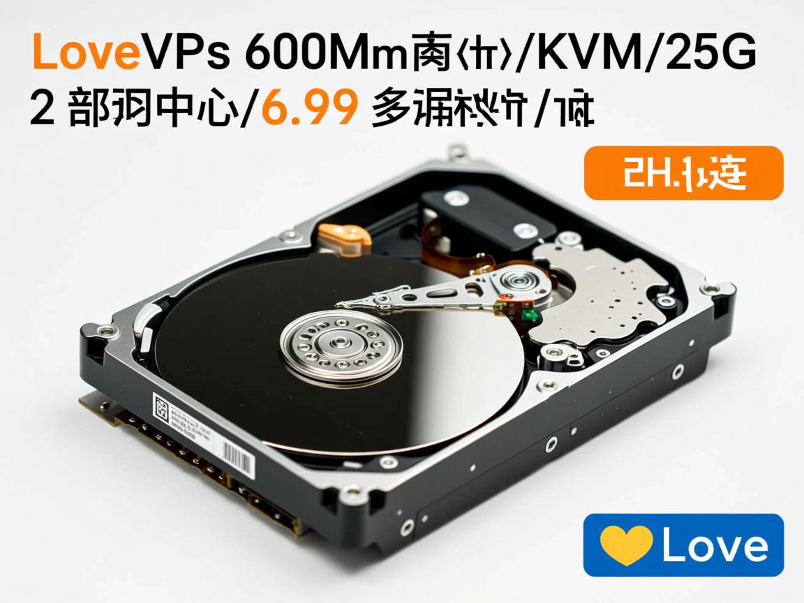 LoveVps-600M内存/KVM/25G硬盘/2数据中心/6.99美元月付