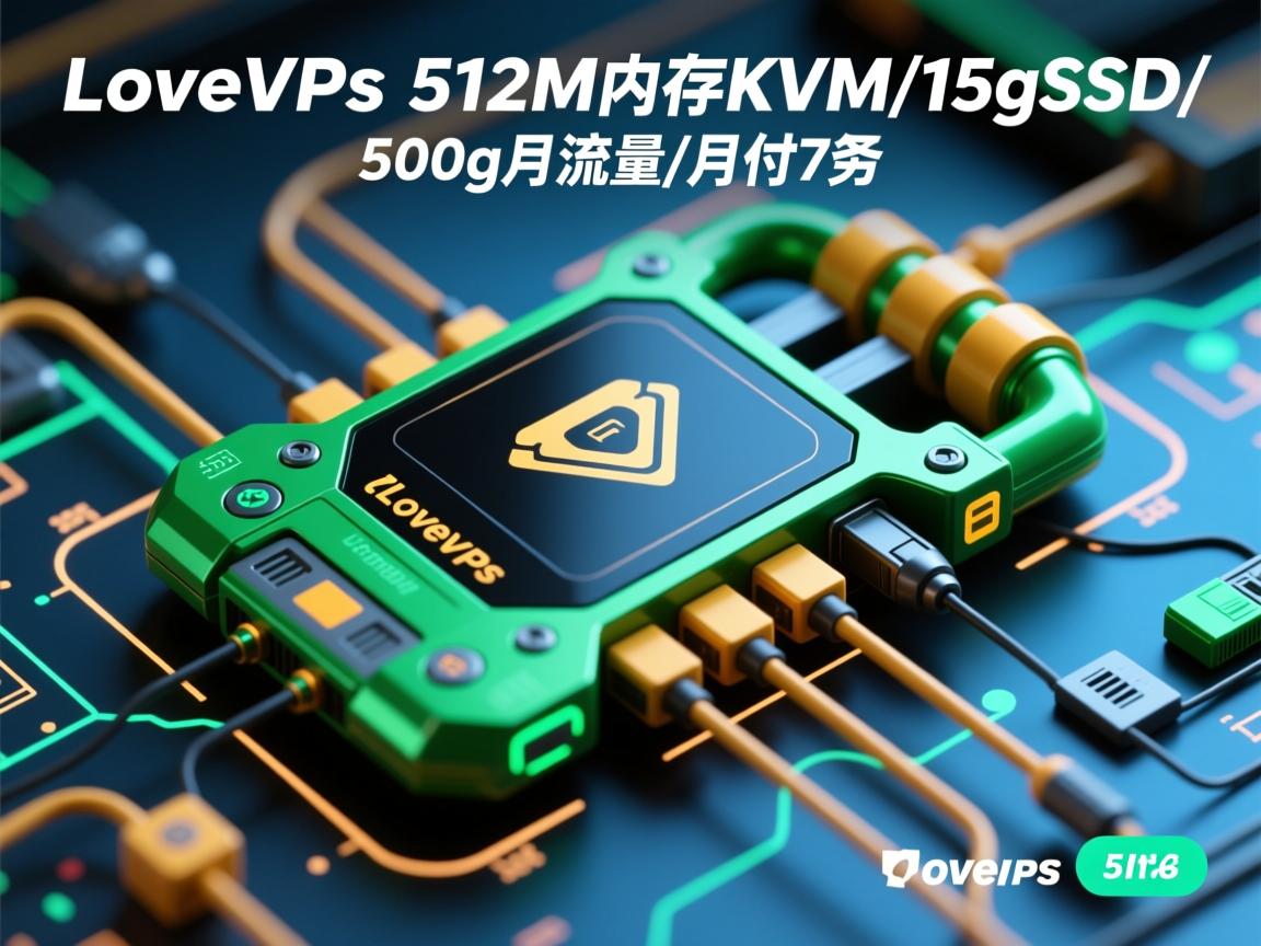 推荐:Lovevps-512M内存KVM/15gSSD/500g月流量/月付7刀