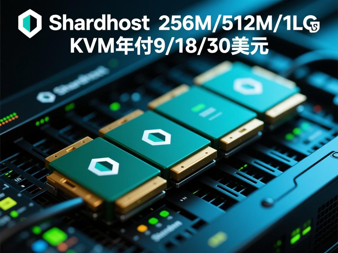 shardhost-256M/512M/1G内存KVM年付9/18/30美元