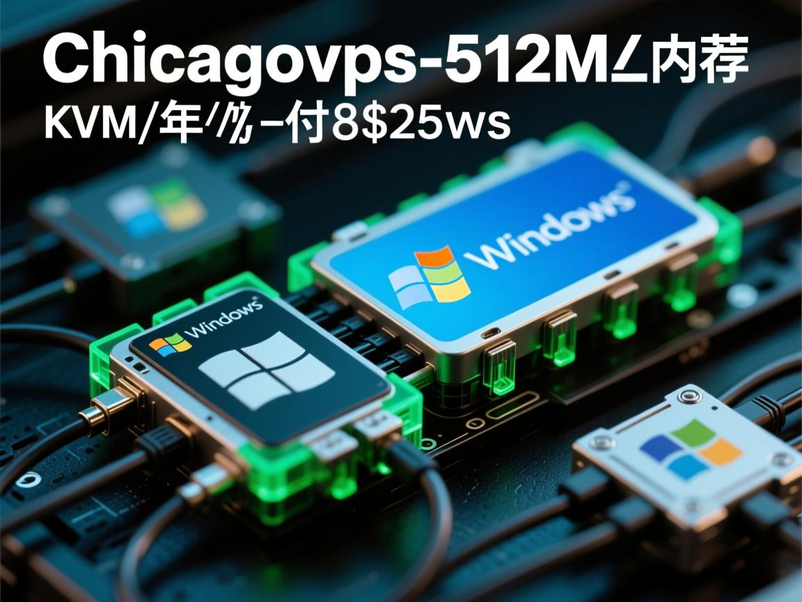 [推荐]chicagovps-512M内存Kvm/年付25$-支持windows