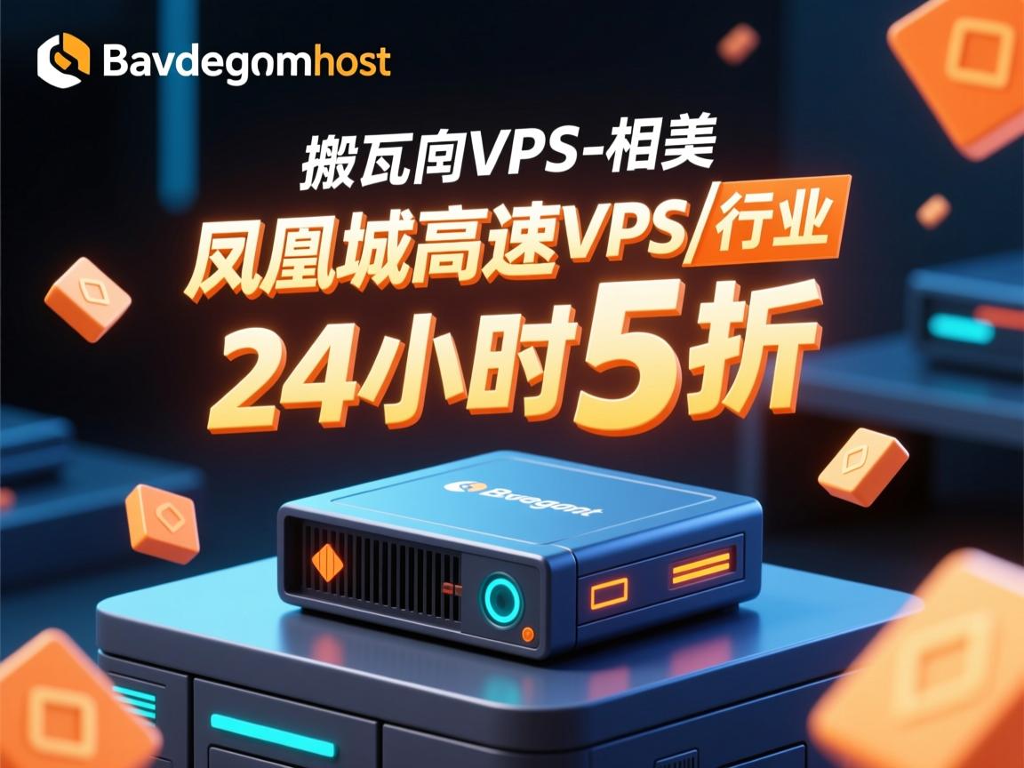 bandwagonhost/搬瓦工vps-凤凰城高速VPS/24小时5折促销
