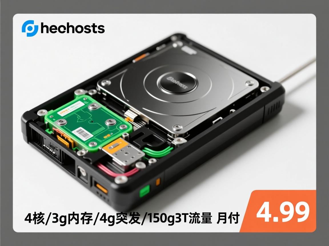 reversehosts-4核/3g内存/4g突发/150g硬盘/3T流量/月付4.99美元