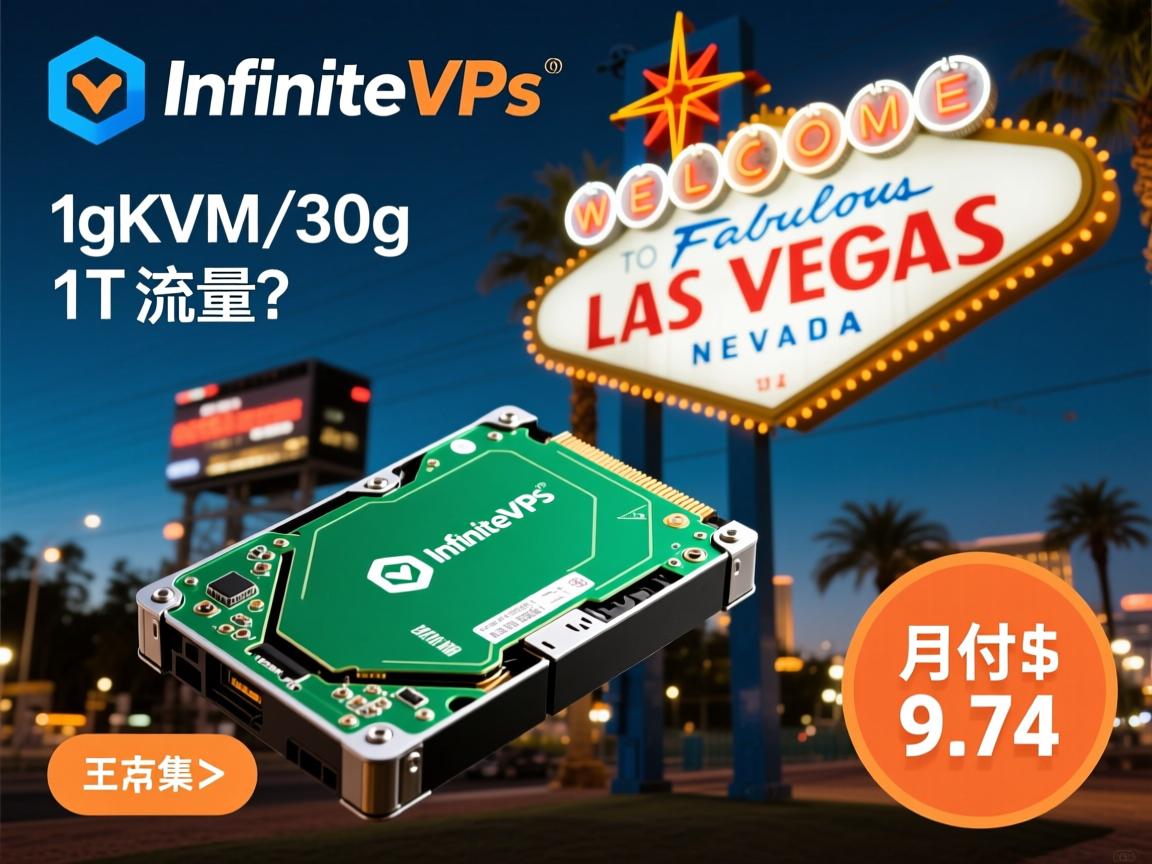 infinitevps-1g内存KVM/30g硬盘/1T流量/拉斯维加斯/月付9.74美元