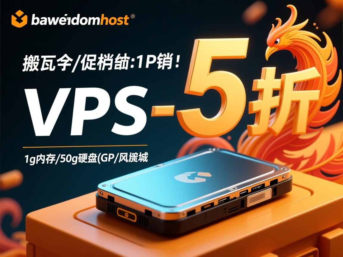 bandwagonhost/搬瓦工vps-5折促销:1g内存/50g硬盘/G口/凤凰城  第2张