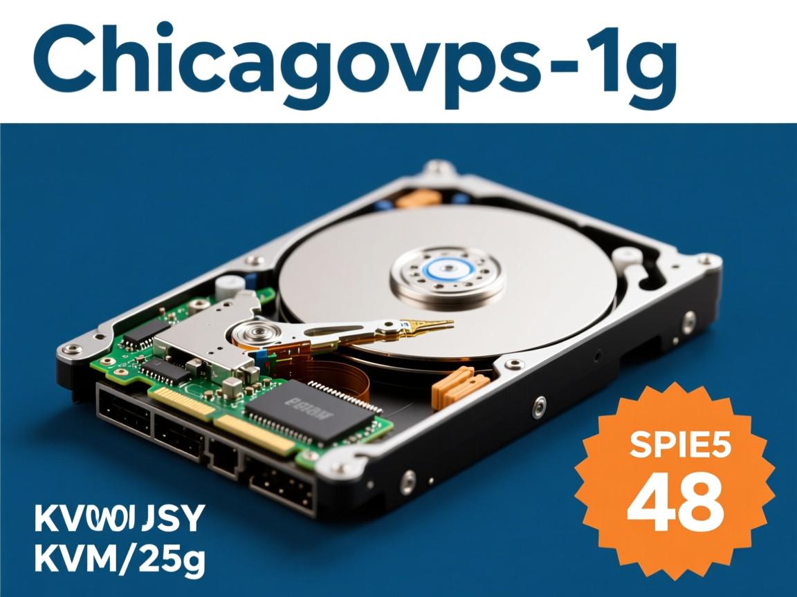 chicagovps-1g内存KVM/25g硬盘/月付5美元/年付48美元