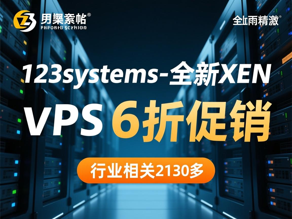 123systems-全新XEN vps 6折促销