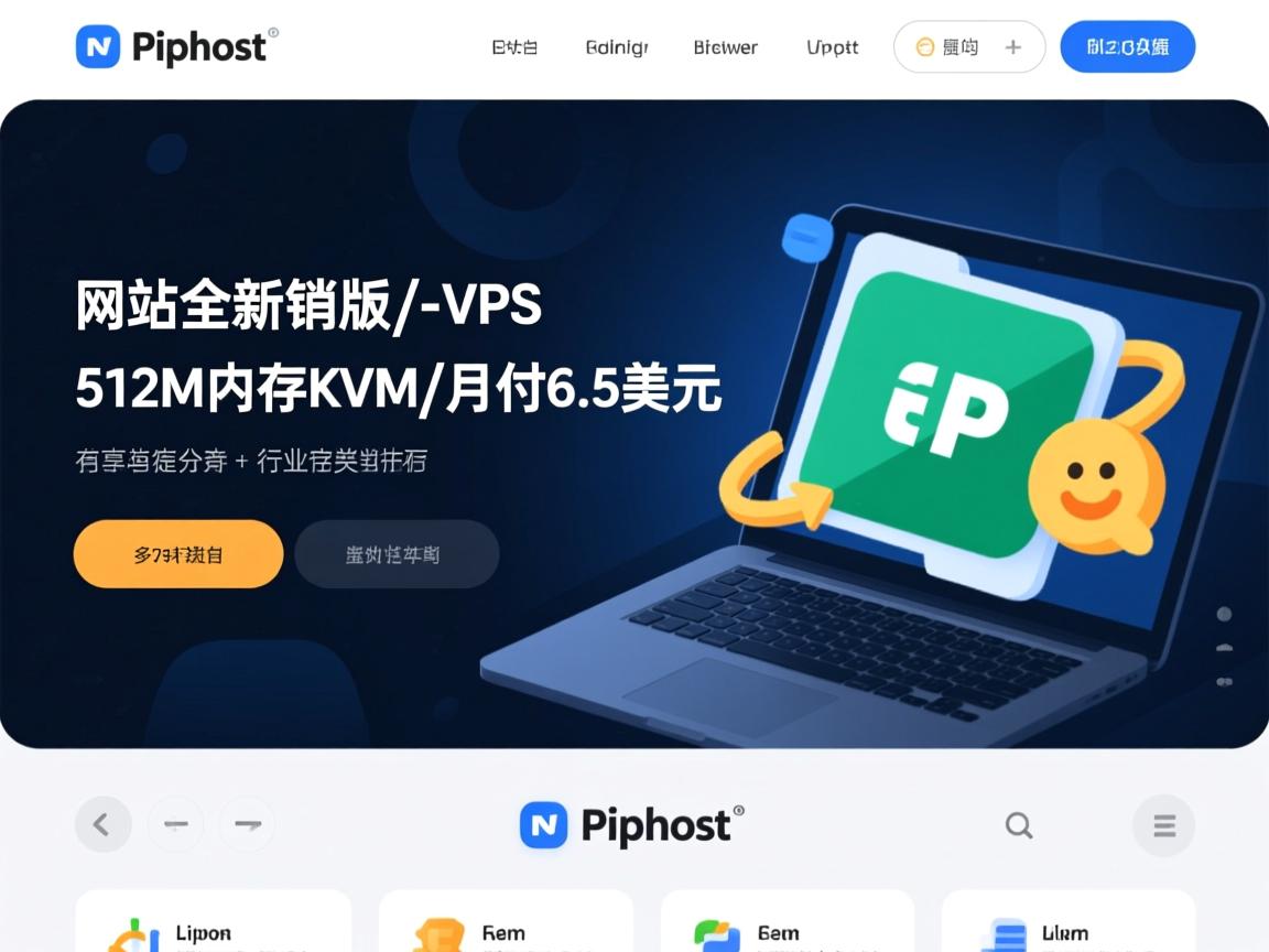 fliphost-网站全新改版-VPS促销中/512M内存KVM/月付6.5美元