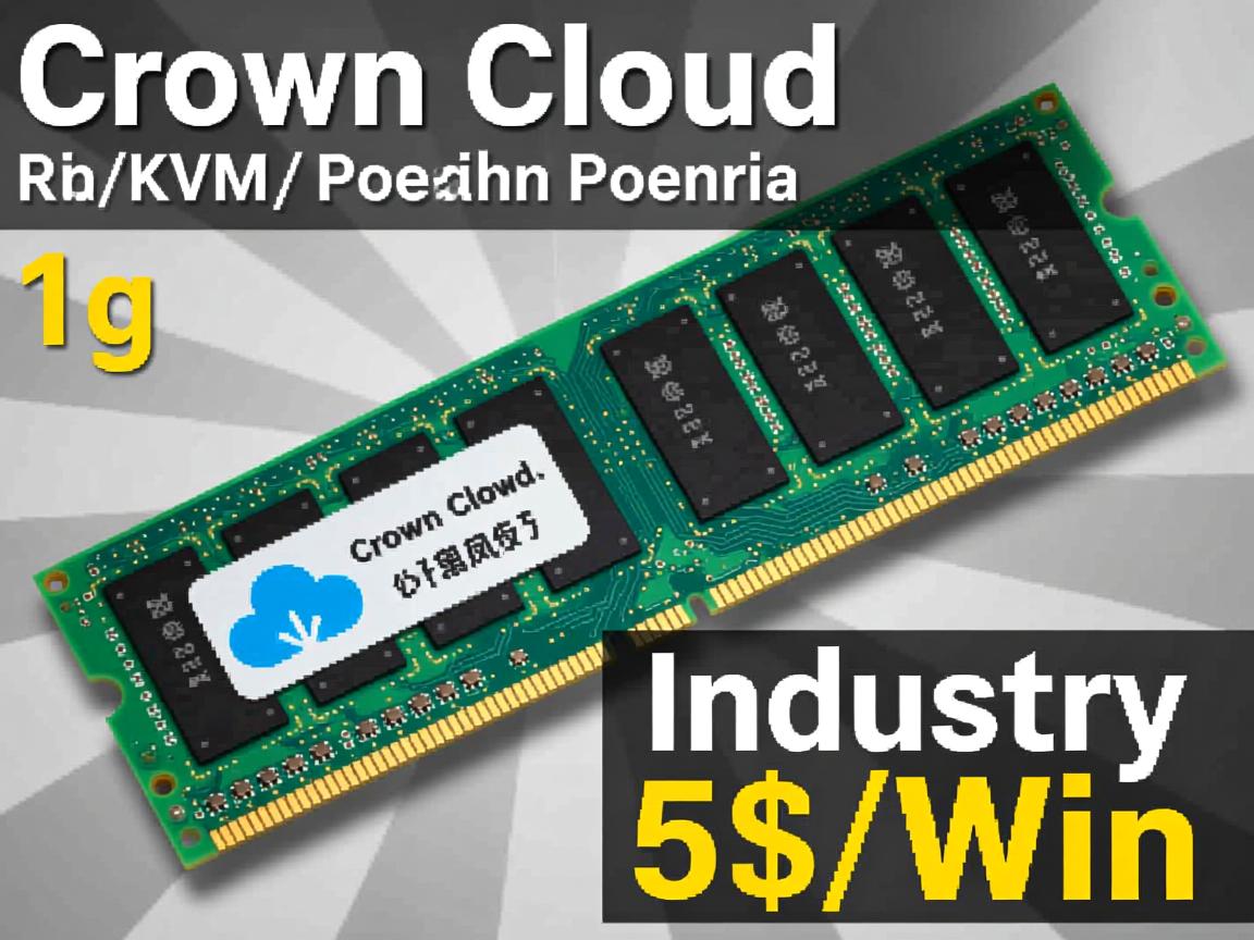 CrownCloud-1g内存/KVM/凤凰城/月付5刀/可Win