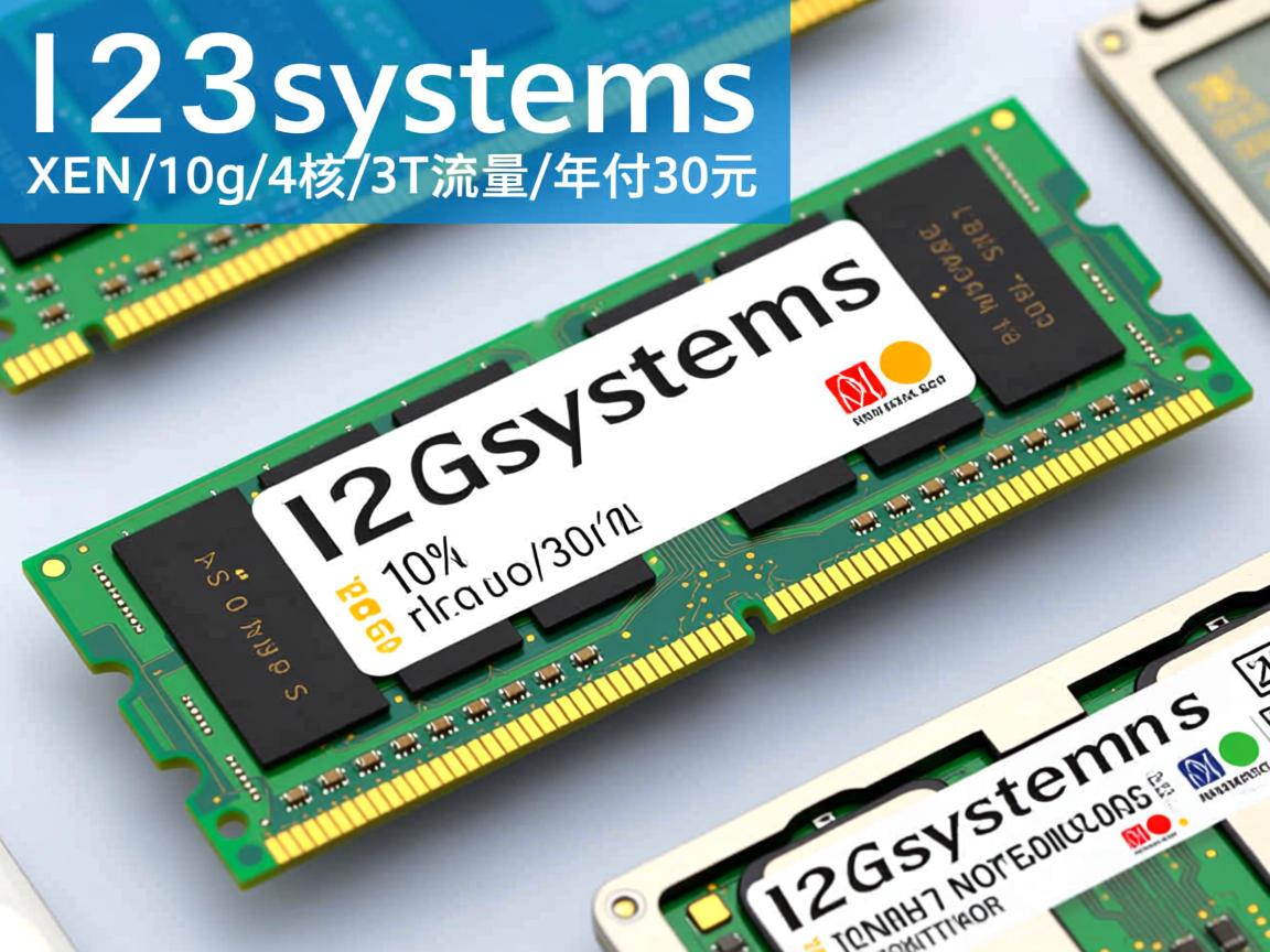 123systems-1g内存/XEN/10g硬盘/4核/3T流量/年付30美元