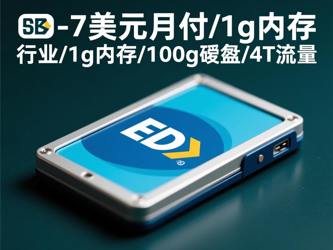 edis-7美元/月付/1g内存/100g硬盘/4T流量