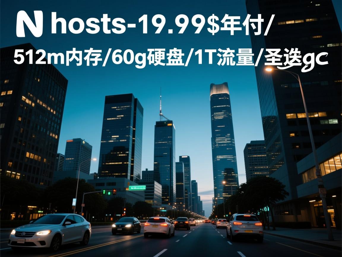 reversehosts-19.99$年付/512m内存/60g硬盘/1T流量/圣迭戈