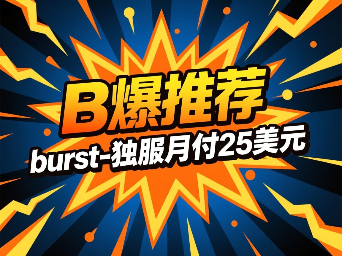 劲爆推荐:burst-独服月付25美元