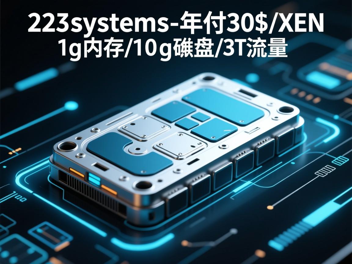 123systems-年付30$/XEN/1g内存/10g硬盘/3T流量