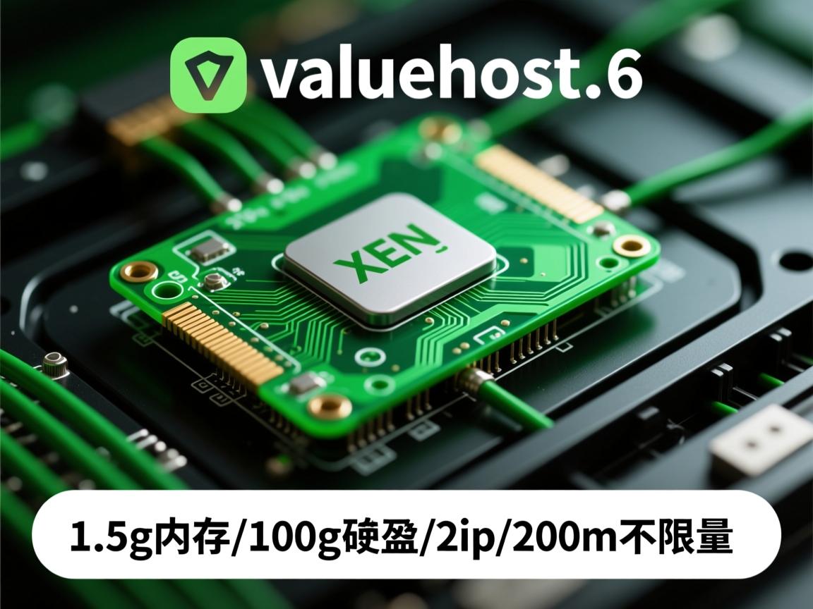 greenvaluehost-6美元/XEN/1.5g内存/100g硬盘/2ip/200m不限量