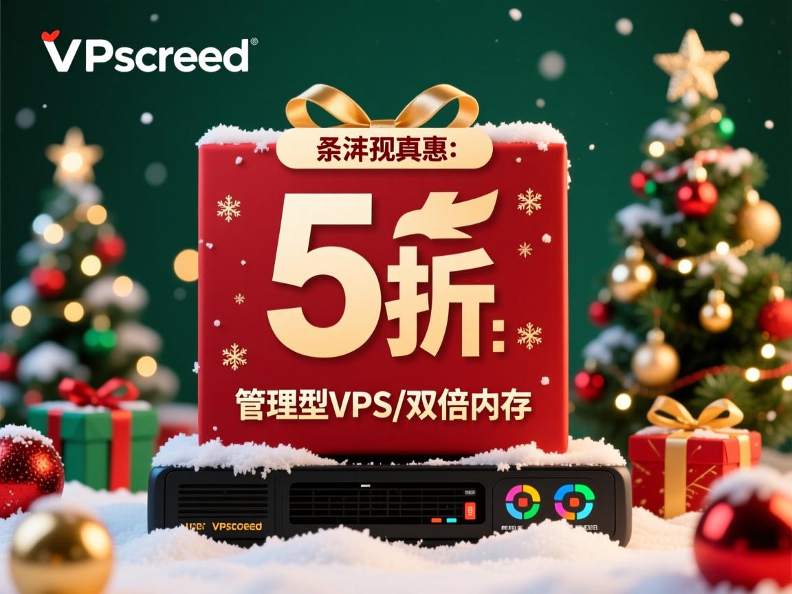 vpscreed-圣诞特惠:5折/管理型VPS/双倍内存