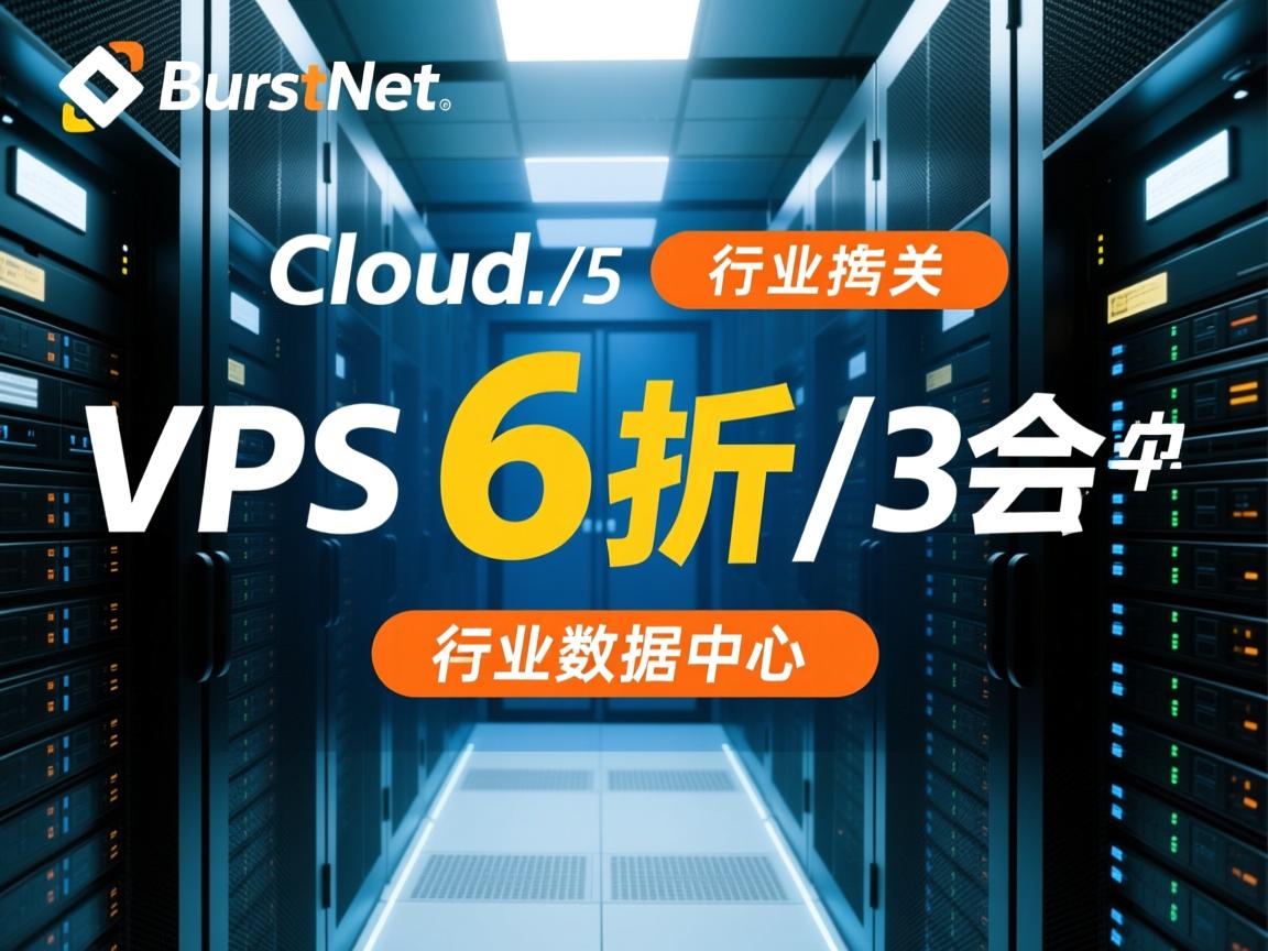 BurstNet-Cloud VPS 6折促销/3数据中心