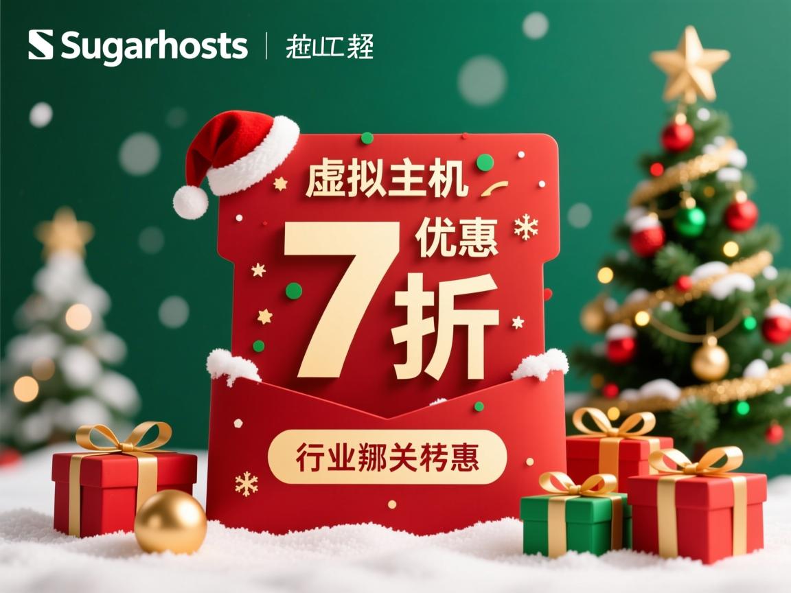 sugarhosts-虚拟主机/圣诞7折优惠