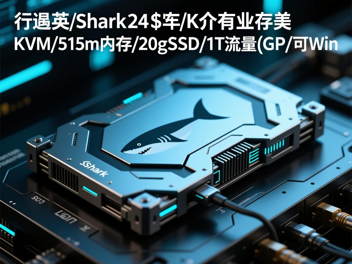 armorshark-24$年/KVM/512m内存/20gSSD/1T流量/G口/可Win