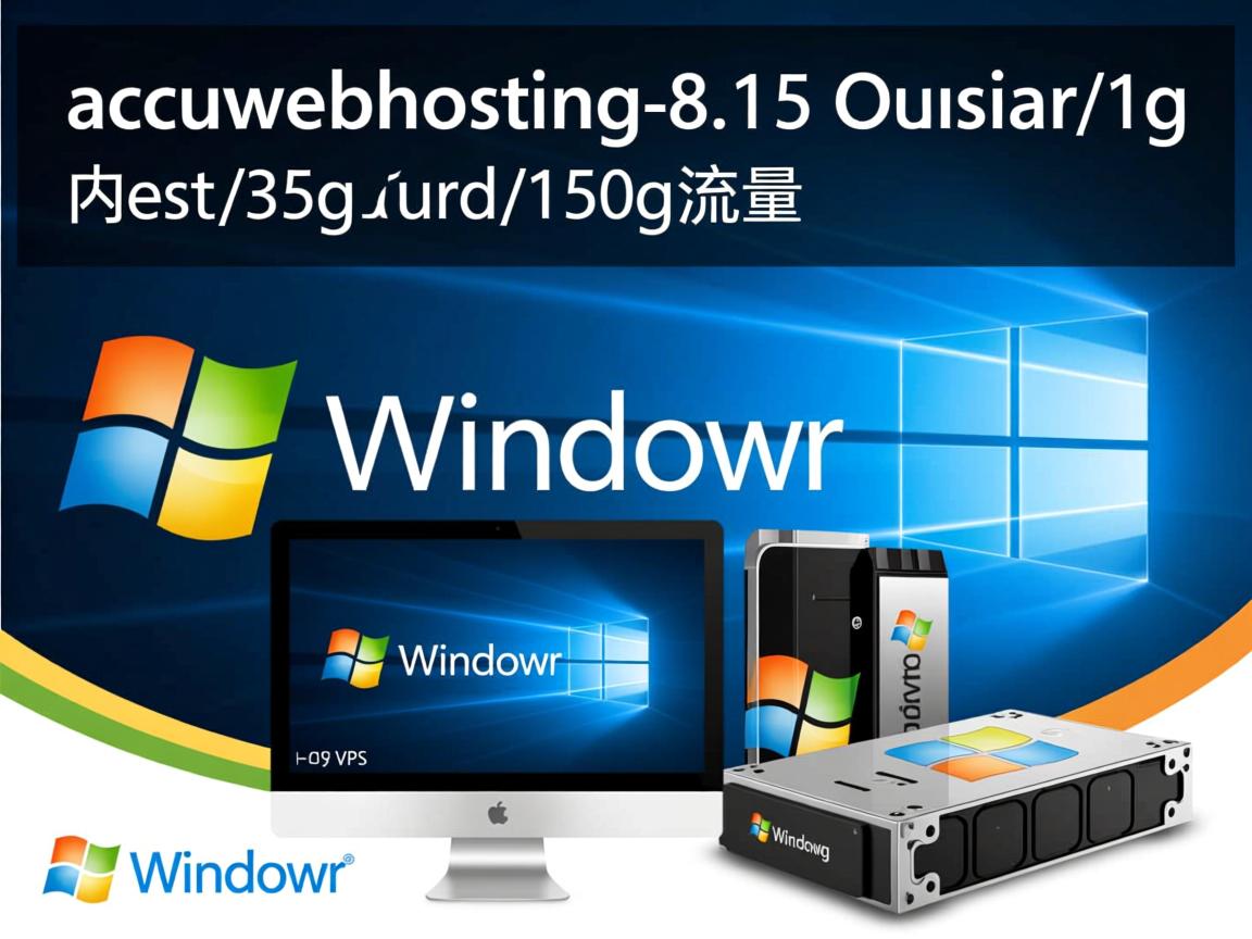 Windows Vps: accuwebhosting-8.15美元/1g内存/35g硬盘/150g流量