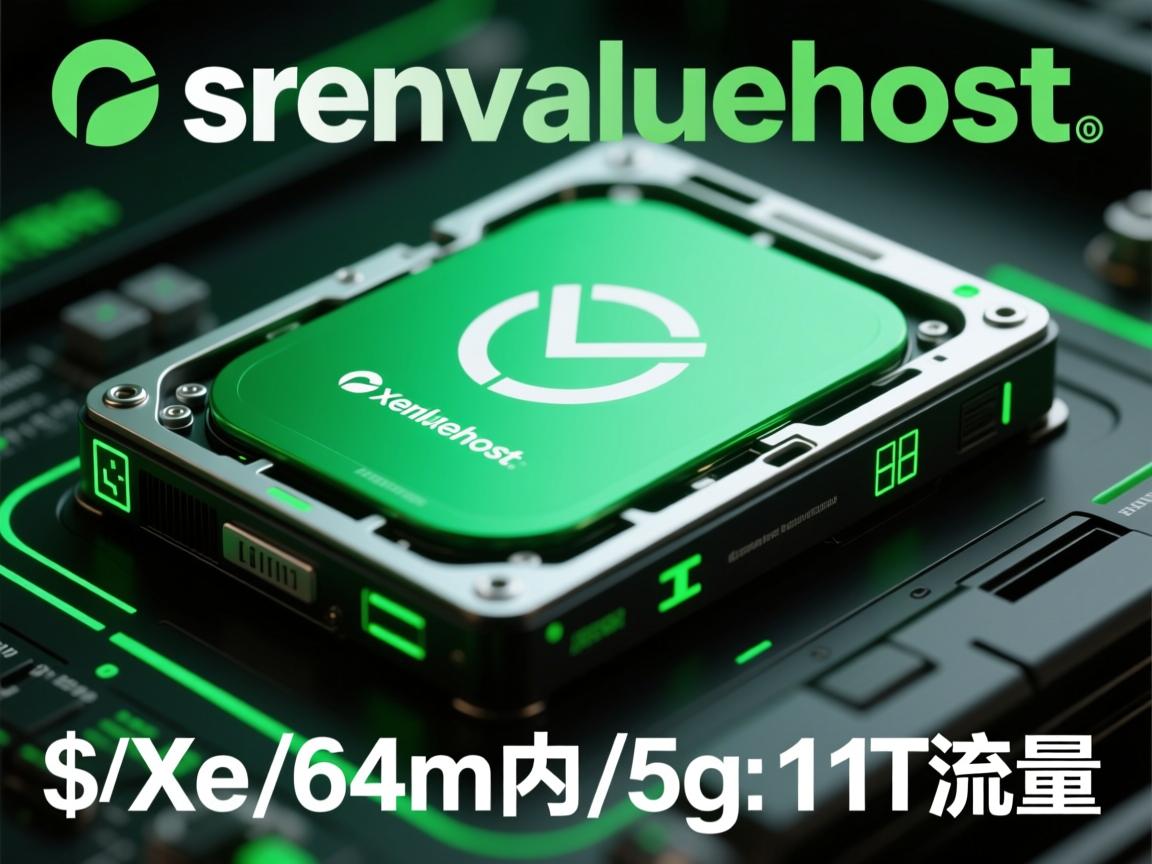 greenvaluehost-1$/Xen/64m内存/5g硬盘/1T流量