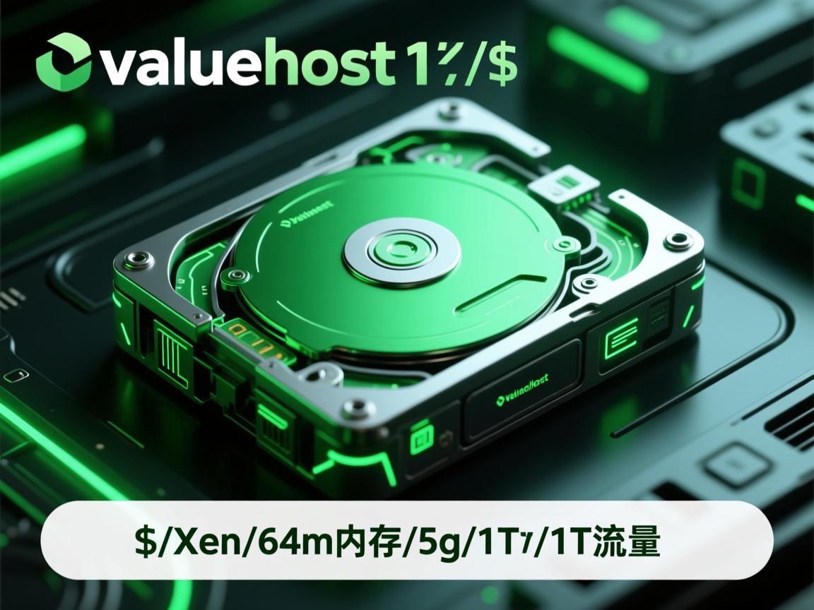 greenvaluehost-1$/Xen/64m内存/5g硬盘/1T流量  第2张