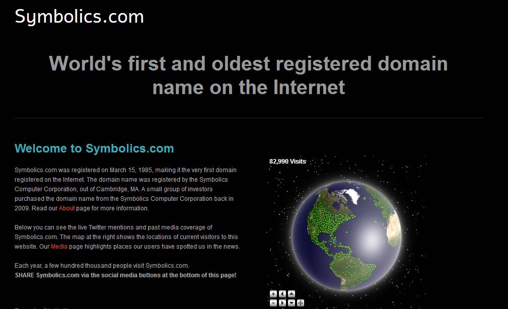 世界第一个域名是什么,世界上第一个域名注册时间? 第2张 世界第一个域名是什么,世界上第一个域名注册时间? 第2张
