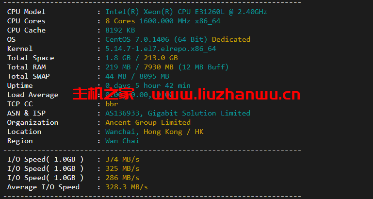 zji:香港服务器,348元/月,cn2+BGP网络,e5-2630L/8g内存/240gSSD/5M带宽 第1张 zji:香港服务器,348元/月,cn2+BGP网络,e5-2630L/8g内存/240gSSD/5M带宽 第1张