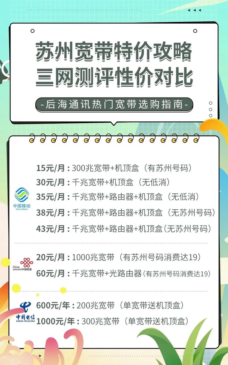 苏州宽带资费多少钱一年?苏州宽带资费价格表2024最新 第2张 苏州宽带资费多少钱一年?苏州宽带资费价格表2024最新 第2张