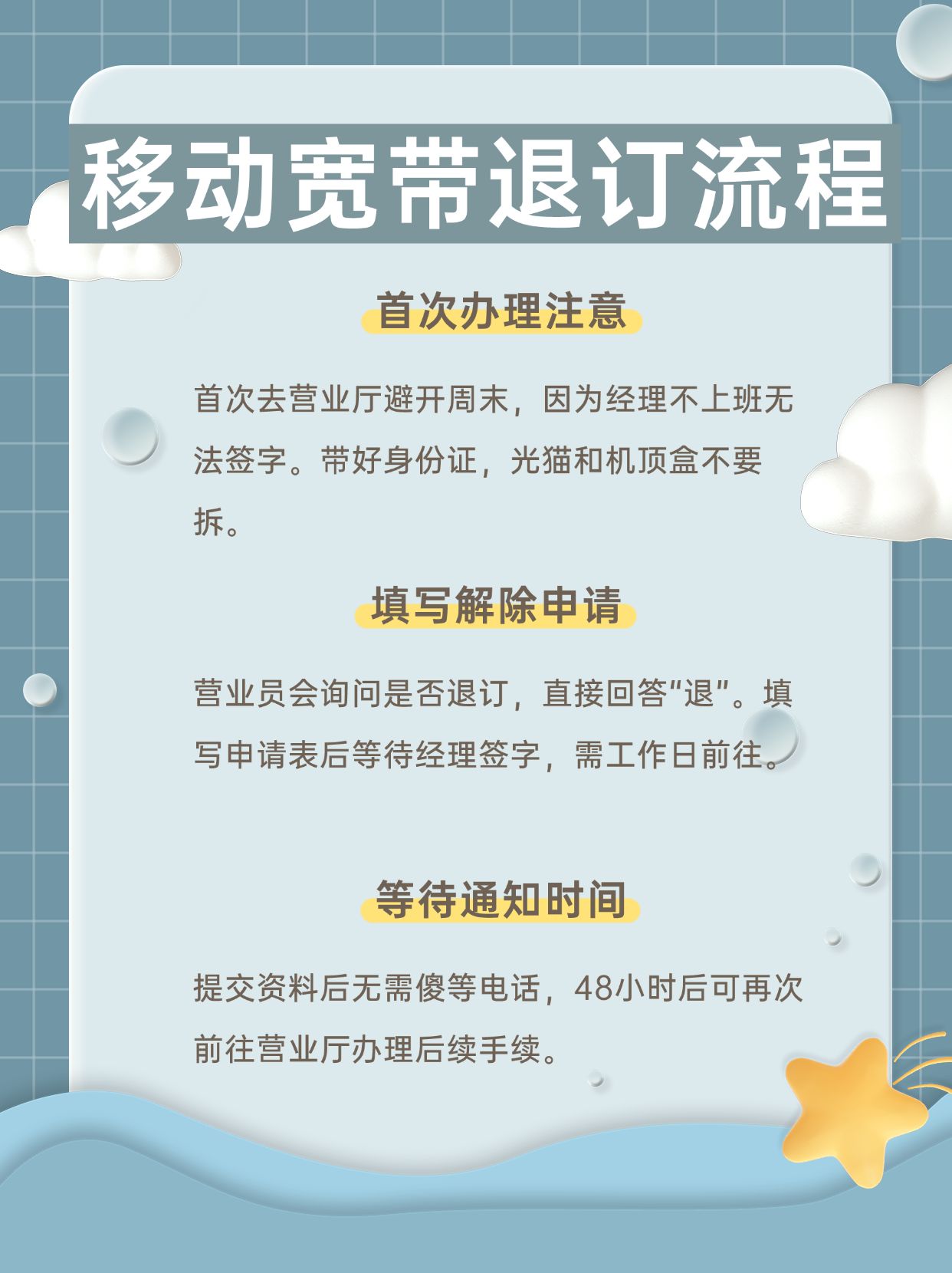 移动宽带能取消吗,移动宽带取消流程及注意事项 第3张 移动宽带能取消吗,移动宽带取消流程及注意事项 第3张