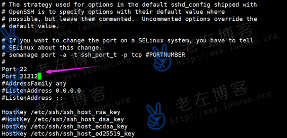 CentOS 7.X Linux更改SSH默认 远程连接 端口号