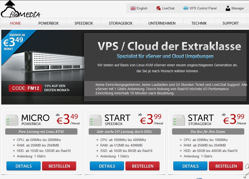 filemedia-512m内存/10gSSD/1T流量/G口/月付3.99欧 第3张 filemedia-512m内存/10gSSD/1T流量/G口/月付3.99欧 第3张