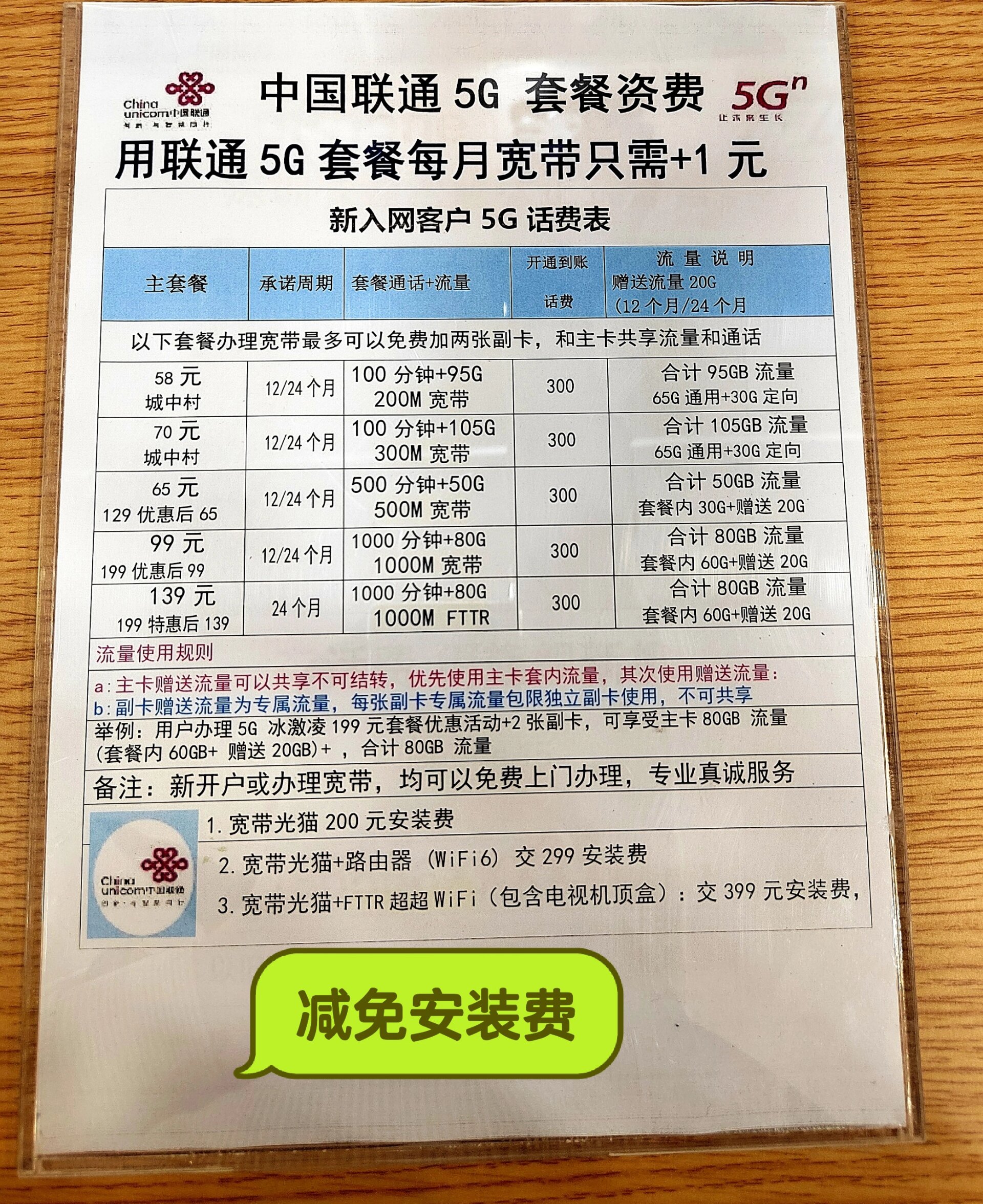 联通宽带怎么计费?联通宽带计费标准及费用明细 第1张 联通宽带怎么计费?联通宽带计费标准及费用明细 第1张