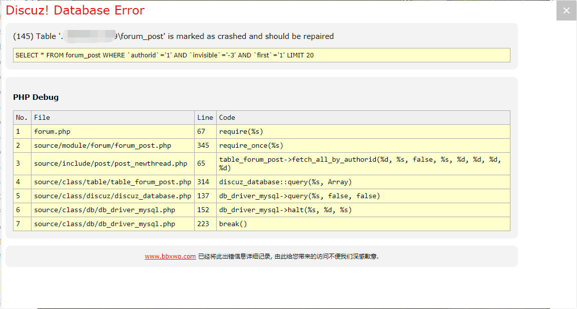 Error【1146】：Table ‘xxxs.xxx‘ doesn‘t exist问题原因及解决方法