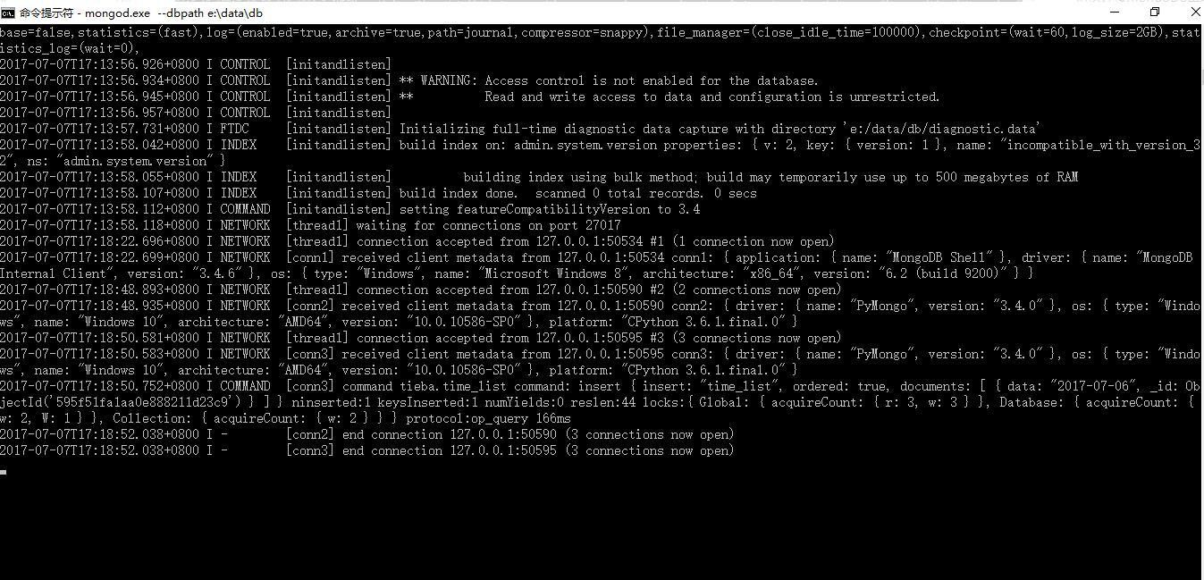 服务器如何连接mongodb,本地连接mongodb数据库教程 第2张 服务器如何连接mongodb,本地连接mongodb数据库教程 第2张