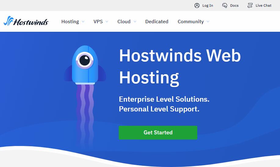 hostwinds-10.3$/Windows/512m内存/20g硬盘/25m不限量
