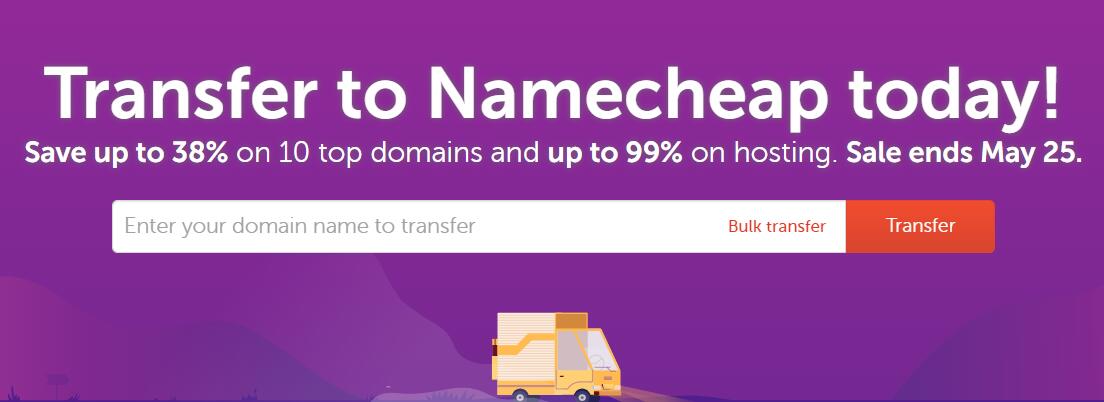 namecheap-3.98美元转入域名/每人最多可以50个