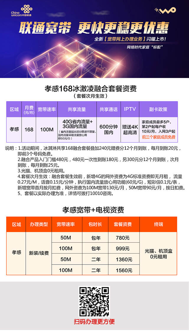 孝感市宽带怎么选?孝感宽带价格对比及办理攻略 第1张 孝感市宽带怎么选?孝感宽带价格对比及办理攻略 第1张