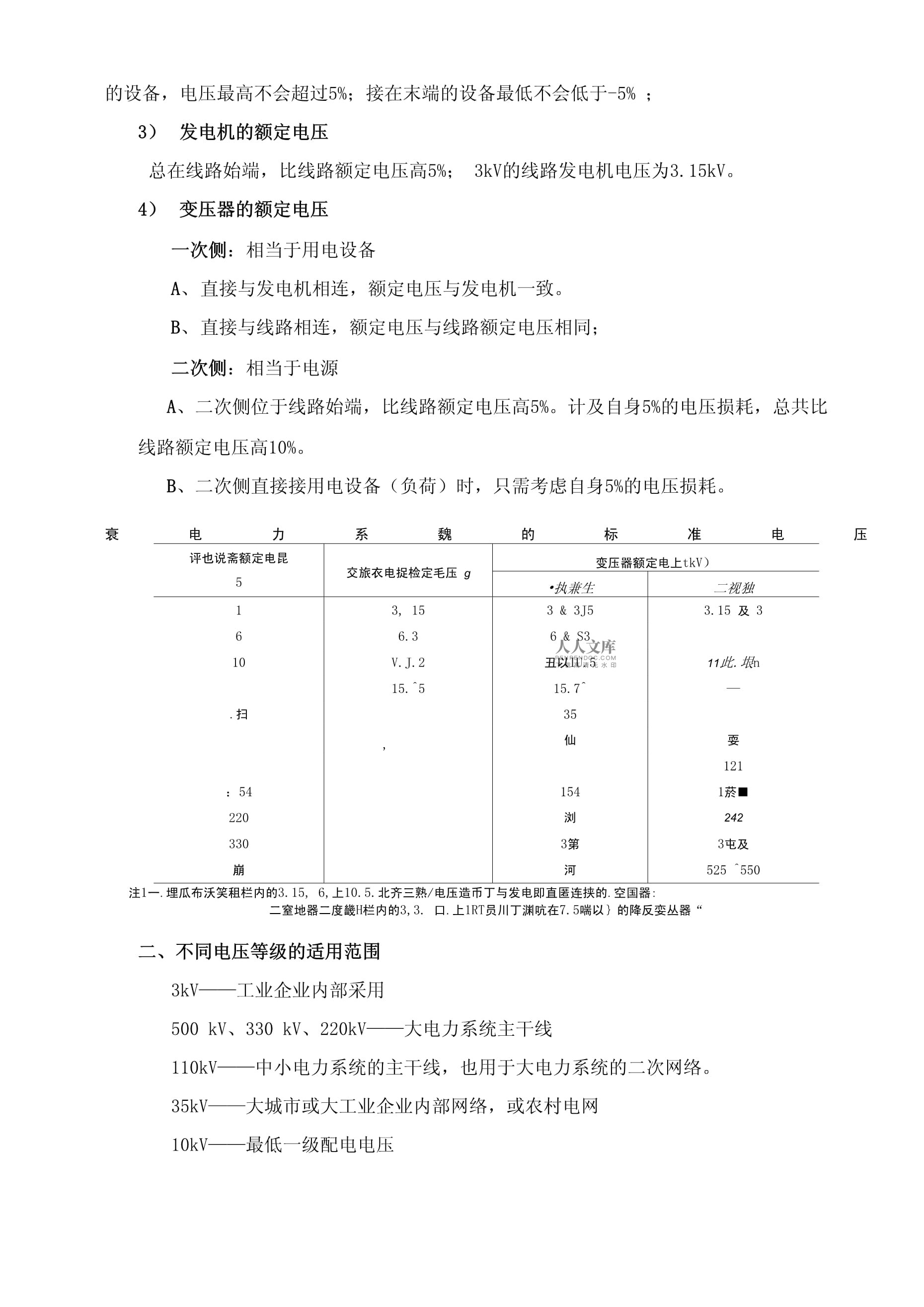 供电网络电压是多少,供电系统电压等级 第1张 供电网络电压是多少,供电系统电压等级 第1张