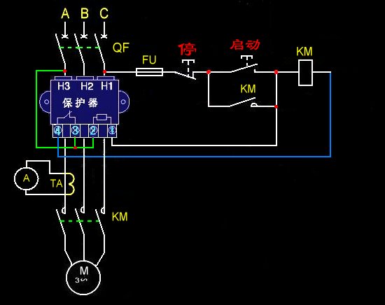 如何根据CDN1C电动机综合保护器原理图来进行正确接线操作?