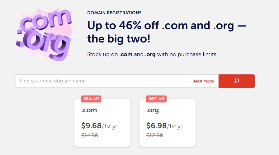 NameCheap:$6.98注册com,$34注册.gg,$0.99注册biz/us/xyz/cloud等25种 第3张 NameCheap:$6.98注册com,$34注册.gg,$0.99注册biz/us/xyz/cloud等25种 第3张