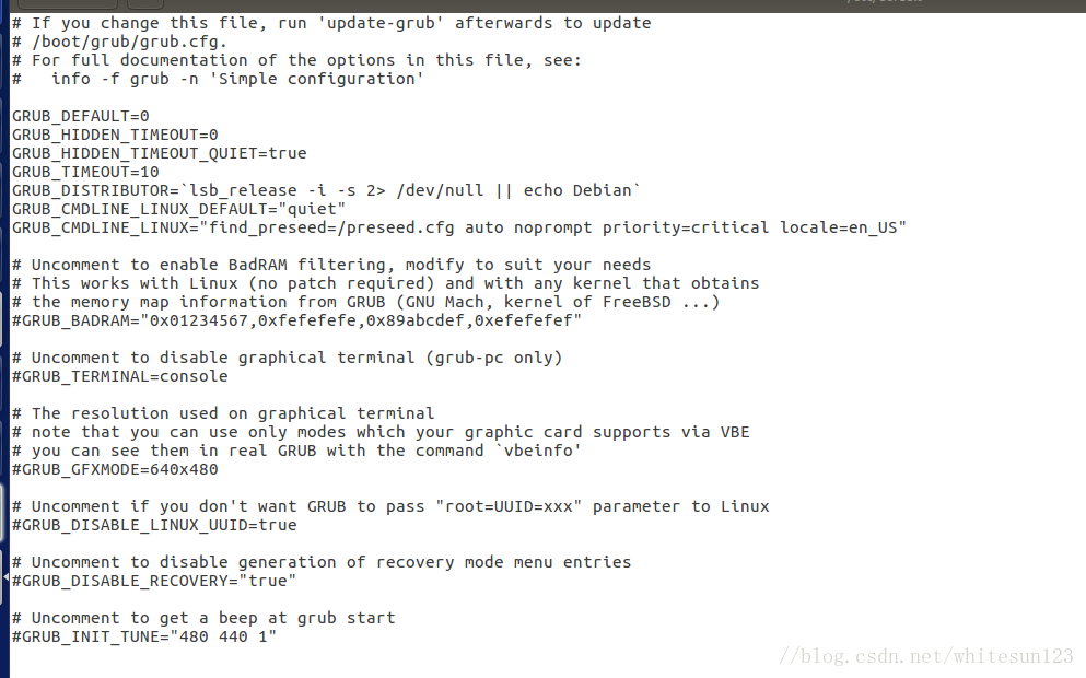 Ubuntu GRUB配置如何修改,如何修改默认启动项? 第1张 Ubuntu GRUB配置如何修改,如何修改默认启动项? 第1张