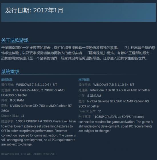 生化危机7VR版本配置要求?如何搭建完美VR体验? 第1张 生化危机7VR版本配置要求?如何搭建完美VR体验? 第1张