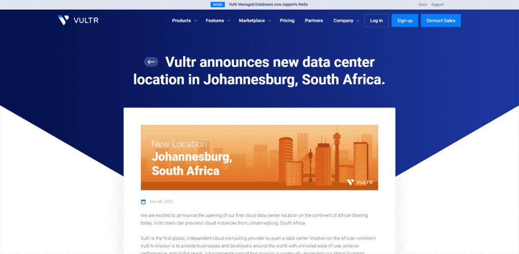 Vultr.com即将上新数据中心,我们来帮他选 第1张 Vultr.com即将上新数据中心,我们来帮他选 第1张