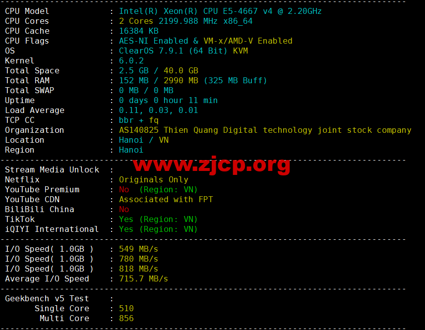 zxhost-£17/年/460g分布保护/KVM/1g内存/120g硬盘/6T流量/OVH