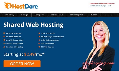 hostdare-$12.5年付/512m内存/10gssd/600g流量/洛杉矶/quadranet 第3张 hostdare-$12.5年付/512m内存/10gssd/600g流量/洛杉矶/quadranet 第3张