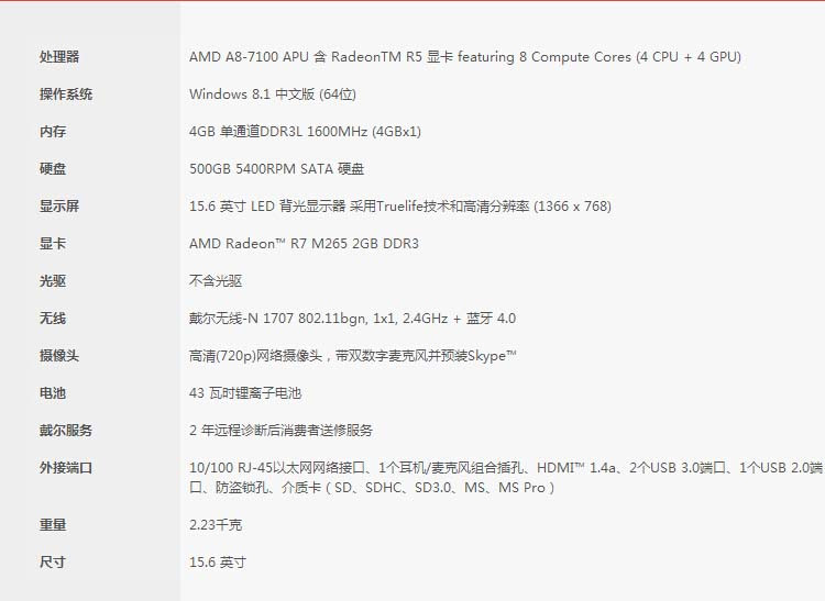 戴尔5545配置究竟如何?性价比高吗?详细解析与选购疑问! 第3张 戴尔5545配置究竟如何?性价比高吗?详细解析与选购疑问! 第3张