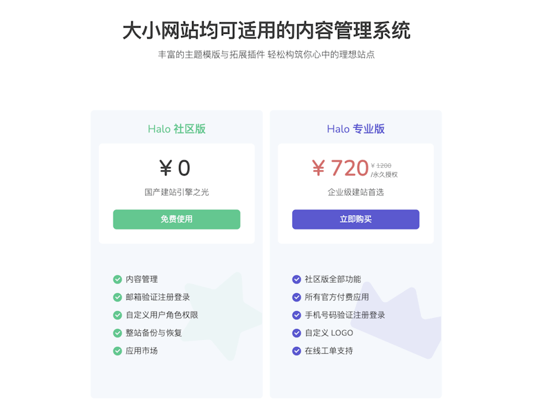 极速建站工具Halo,永久授权6折低至720元,博客/企业站等均适用 第1张 极速建站工具Halo,永久授权6折低至720元,博客/企业站等均适用 第1张