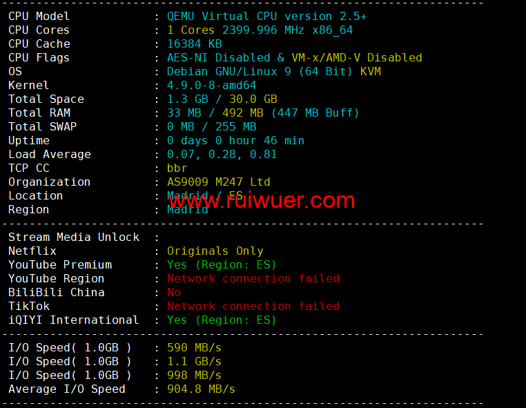 prometeus-$6.37/意大利VDS/KVM/4g内存/40gSSD/1T流量 第3张 prometeus-$6.37/意大利VDS/KVM/4g内存/40gSSD/1T流量 第3张