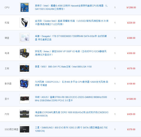 2500元左右主机配置怎么配?2500元性价比最高的电脑主机配置单推荐 第3张 2500元左右主机配置怎么配?2500元性价比最高的电脑主机配置单推荐 第3张